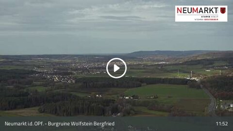 Webcam Burgruine Wolfstein Bergfried