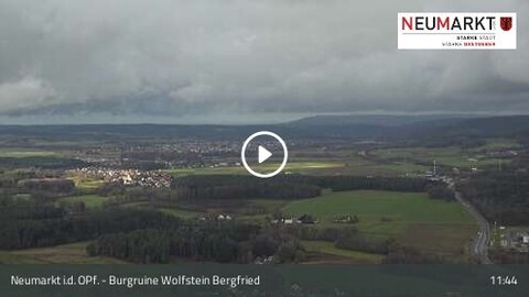 Webcam Burgruine Wolfstein Bergfried